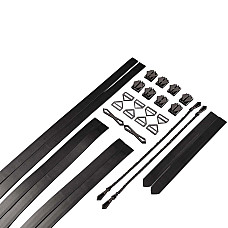 Набор для бондажа LOCKINK 8-Bondage-Straps Restraint Set, черный 8 ремней из натуральной кожи
