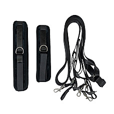 Растяжка на кровать Punishment - 5-Piece Bed Restraint Kit – Black