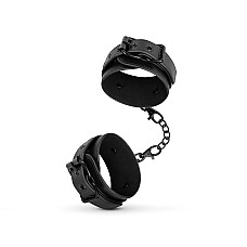 Поножи Bedroom Fantasies: Faux Leather Ankle Cuffs, черные