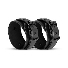 Поножи Bedroom Fantasies: Faux Leather Ankle Cuffs, черные