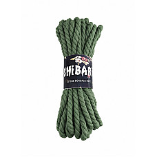 Бавовняна мотузка для шибарі Feral Feelings Shibari Rope, 8 м хакі