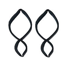 Фиксаторы для руки и бедра Punishment - Thigh to Wrist Restraints - Black