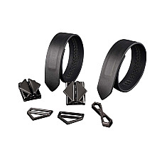 Фиксаторы для рук и ног LOCKINK Wristcuffs/Anklecuffs, черные, натуральная кожа