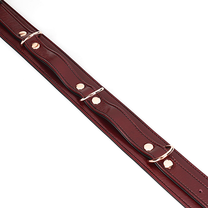 Фиксаторы для бедер Liebe Seele Wine Red Thigh Cuffs L Size, натуральная кожа