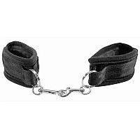 Наручники Sex and Mischief - Beginners Handcuffs Black текстильні