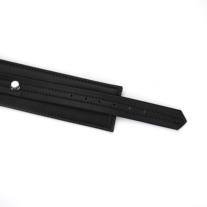 Поножи Liebe Seele Black Organosilicon Anklecuffs, экокожа