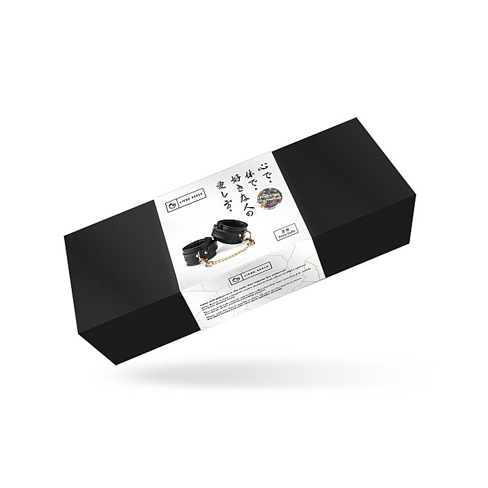 Поножи Liebe Seele Black Organosilicon Anklecuffs, экокожа