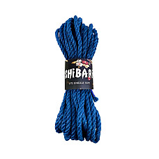 Джутовая веревка для Шибари Feral Feelings Shibari Rope, 8 м синяя