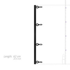 Фіксатор для рук і ніг Bedroom Fantasies Spreader Bar Lightweight Restraint Bar - Black
