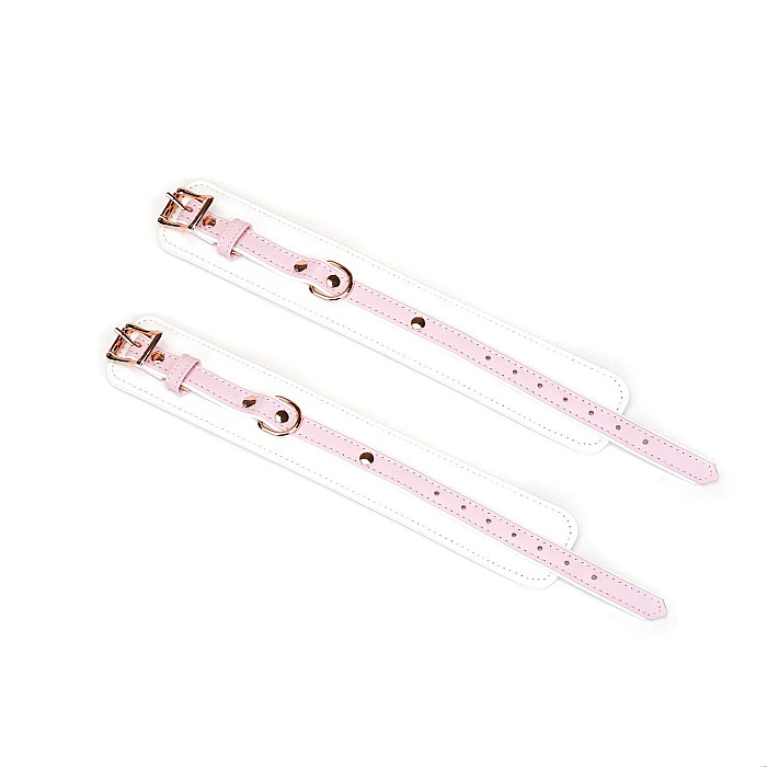 Поножи Liebe Seele White & Pink Fairy Leather Ankle Cuffs