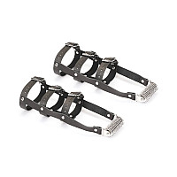 Шкіряна портупея для гомілкостопу зі шпорами Liebe Seele Leather High Heel Ankle Harness Silver