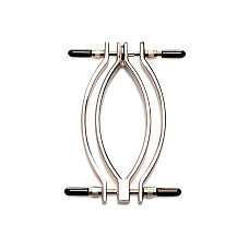 Зажим для половых губ Master Series: Pussy Tugger Adjustable Vagina Clamp with Chain