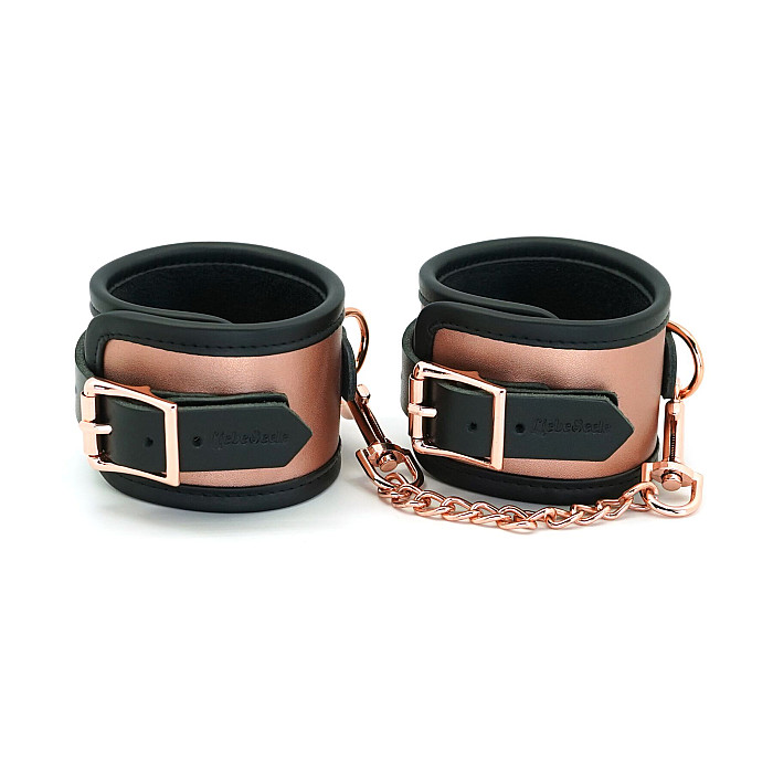 Поножи Liebe Seele Rose Gold Memory Ankle Cuffs, натуральная кожа, розовое золото