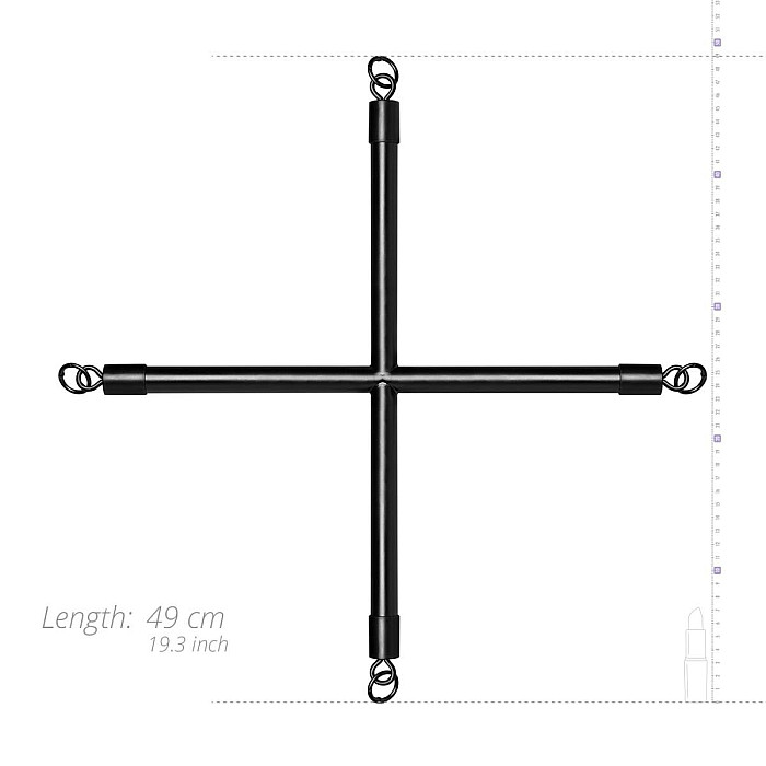 Хрестовина Bedroom Fantasies Hog Tie Cross Bar With Cuffs