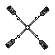 Фіксатор для рук і ніг Bedroom Fantasies Hogtie & Cuffs Set 4-Way Restrant Set