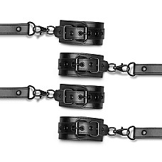 Фіксатор для рук і ніг Bedroom Fantasies Hogtie & Cuffs Set 4-Way Restrant Set