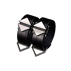 Набор фиксаторов для рук и ног LOCKINK Hogtie Set, черный, ремни из натуральной кожи