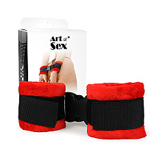 Наручники Art of Sex - Handcuffs Soft Touch Червоні