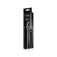 Повідець Fetish Tentation Premium Metal leash with cowhide leather wrist 72 см