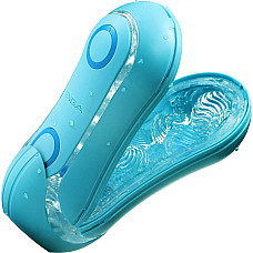 Мастурбатор Tenga Flip Orb — Ocean Blue, с изменяемым сжатием, со стимулирующими шариками внутри