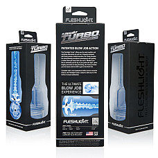 Мастурбатор Fleshlight Turbo Thrust Blue Ice (имитатор минета)