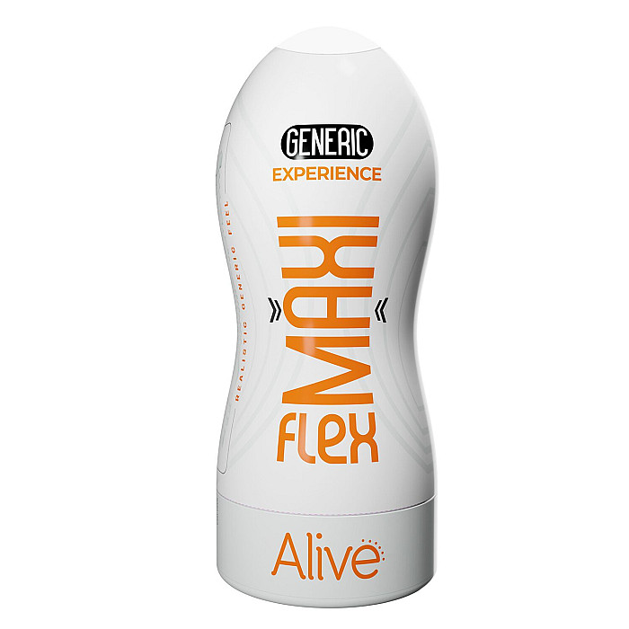 Мастурбатор Alive Maxi Flex L Generic, реалистичный вход, рельефный канал