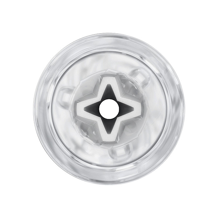 Мастурбатор Kiiroo Feel Pocket Crystal, совместим с интерактивной насадкой PowerBlow