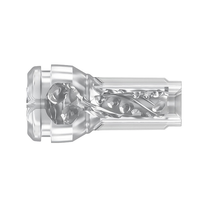 Мастурбатор Kiiroo Feel Pocket Crystal, совместим с интерактивной насадкой PowerBlow