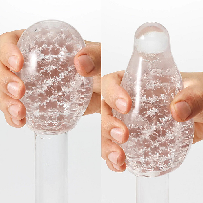 Мастурбатор Tenga Geo Aqua Clear, новий матеріал, ніжні хвилі