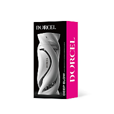 Мастурбатор Dorcel DEEP BLOW WHITE, двойное использование