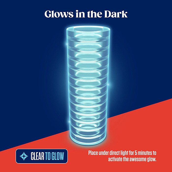 Мастурбатор Blush Rize – Ribz Glow in the Dark Masturbator – Clear, нейтральный, светится в темноте