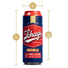 Мастурбатор – банка пива Blush Schag's Arousing Ale Masturbator – Frosted, самосмазывающийся, вакуум