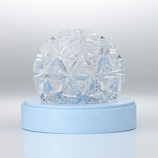 Мастурбатор Tenga Geo Glacier Clear, новий матеріал, інтенсивні блоки
