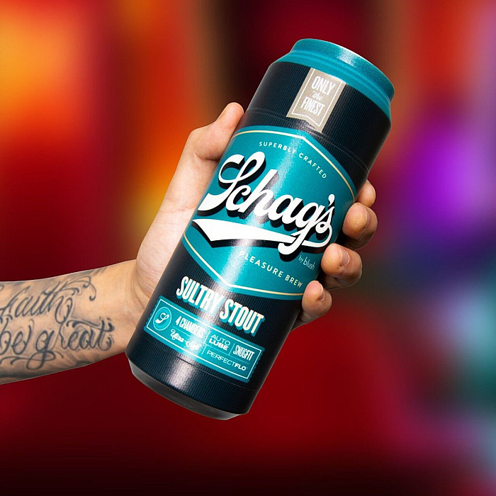 Мастурбатор – банка пива Blush Schag's – Sultry Stout Masturbator – Frosted, самосмазывающийся, вакуум