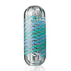 Мастурбатор Tenga Spinner 04 Pixel Cool Edition з пружною стимулювальною спіраллю всередині
