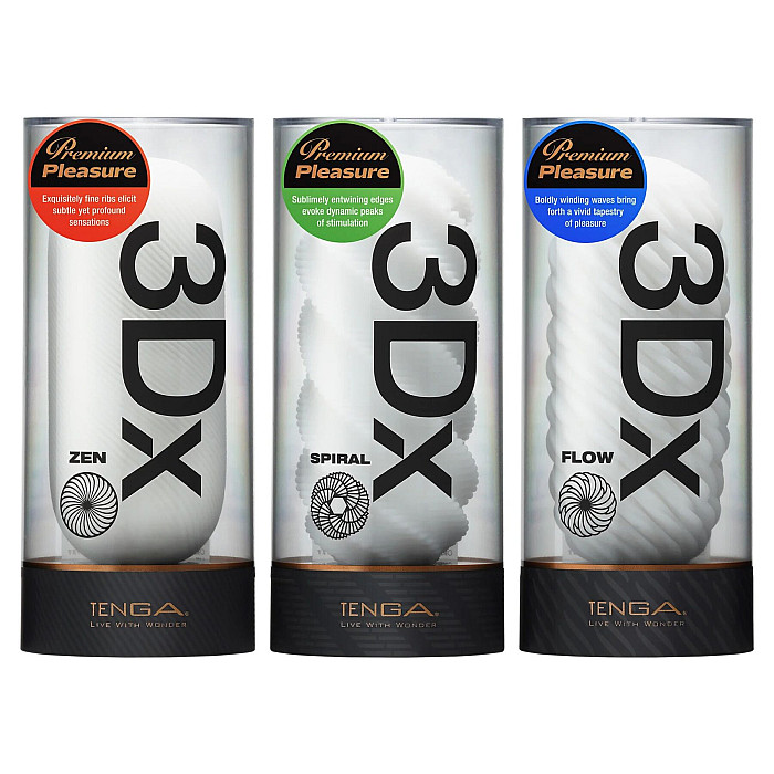 Мастурбатор Tenga 3Dx Zen, дуже ніжний