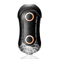 Мастурбатор Tenga Flip Orb Strong — Orange Crash, с изменяемым сжатием, со стимулирующими шариками