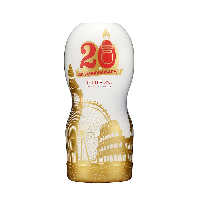 Мастурбатор Tenga Premium TENGA 20th Anniversary Cup, мощный вакуум, лимитированная серия