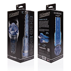 Мастурбатор Fleshlight Turbo Core Blue Ice, оральный секс (глубокое горло)