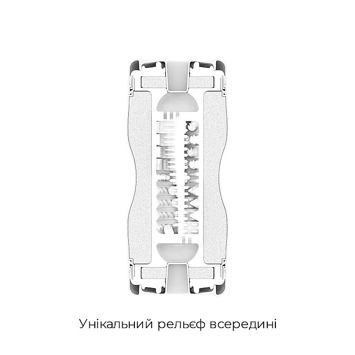 Мастурбатор Tenga Dual Sensation Cup двосторонній, із двома незалежними каналами