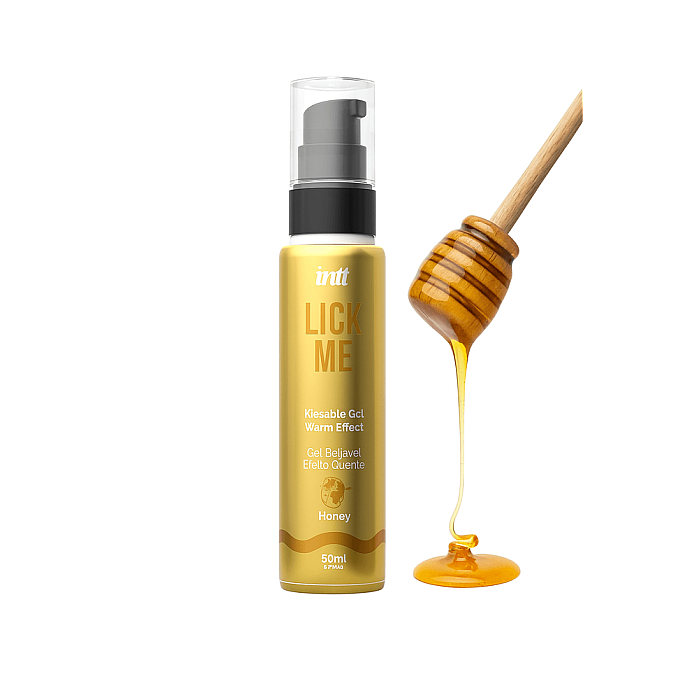 Гель для оральних пестощів з зігрівальним ефектом INTT Lick Me Kissable Gel Honey 50 мл