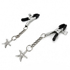 Затискачі для сосків Liebe Seele Starfish Nipple Clamps Silver