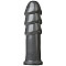 Фаллоимитатор для фистинга Doc Johnson American Bombshell B-10 Warhead Gun Metal, диаметр 6,9см