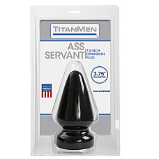 Пробка для фистинга Doc Johnson Titanmen Tools - Butt Plug 3.75 Inch Ass Servant, диаметр 9,4см