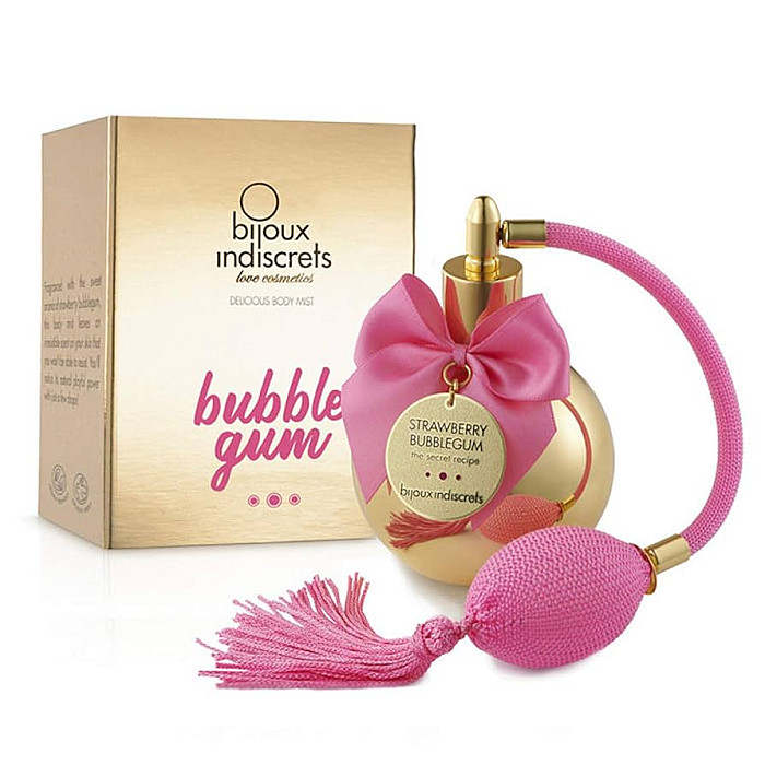 Увлажняющий спрей для тела Bijoux Indiscrets Bubblegum Body Mist с возбуждающим фруктовым ароматом