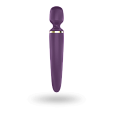 Вибромассажер Satisfyer Wand-er Woman (Purple/Gold) водонепроницаемый, мощный, размер XXL
