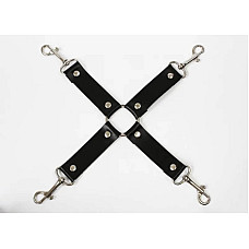 Набор Feral Feelings BDSM Kit 5 Black, наручники, поножи, крестовина, маска, паддл