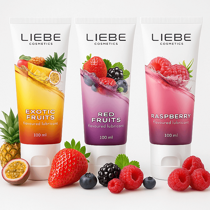 Лубрикант на водній основі Liebe Lubricant Raspberry 100 мл