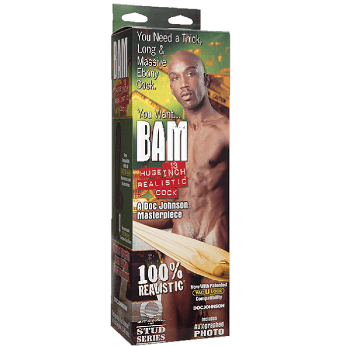 Фалоімітатор Doc Johnson BAM - Huge 13 Inch Realistic Cock