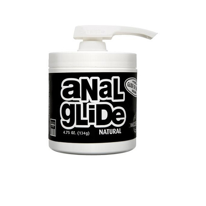Анальная смазка на масляной основе Doc Johnson Anal Glide Natural (127 г) длительное скольжение